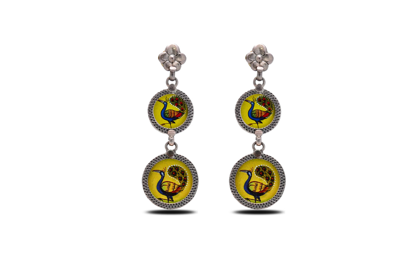 925 Silver Artistic Earrings image 0