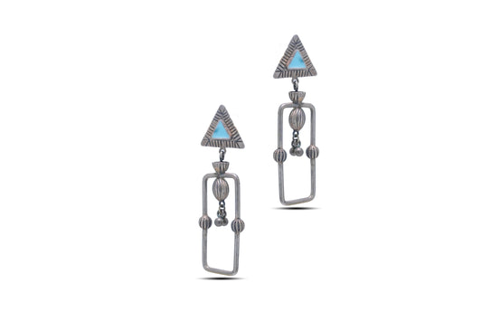 925 Silver Oxidized Long Earring image 1