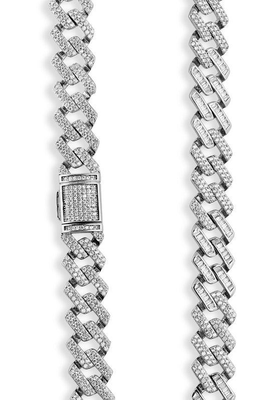 Silver Clasp Cuban Chain image 1