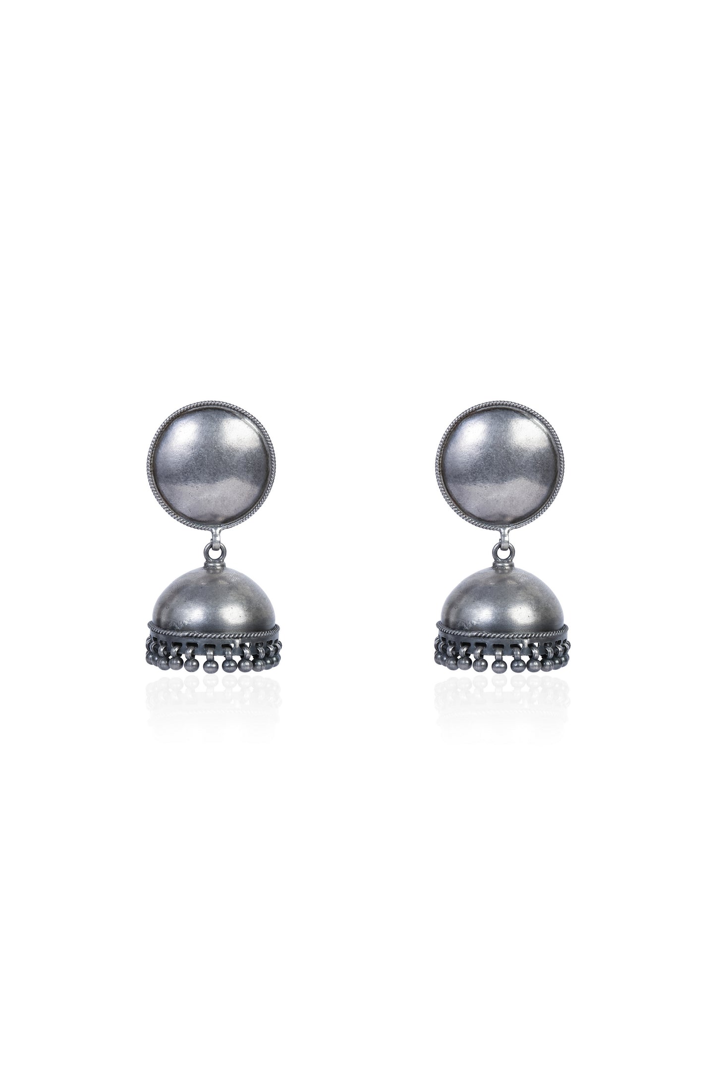 925 Silver Jhumka Earrings