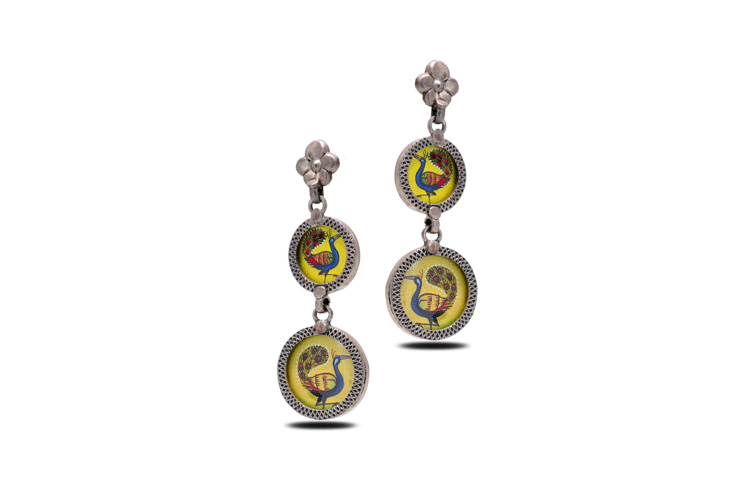 925 Silver Artistic Earrings image 2