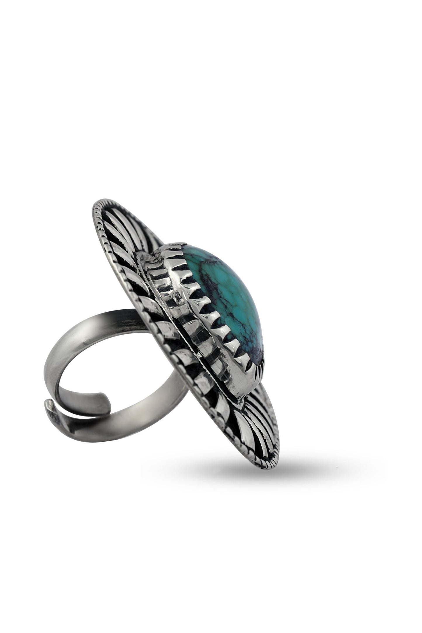 Turquoise Sterling Silver Ring image 2