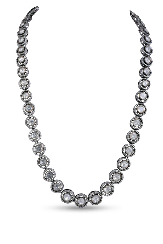 Silver AD-Studded Jewellery Set image 1