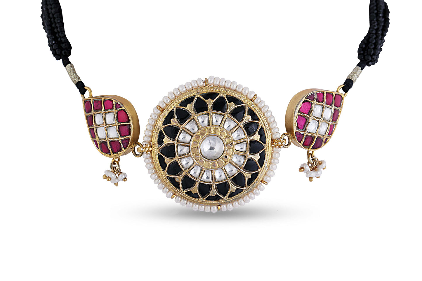 Meenakari Ethnic Designer Classic Gold Plated Choker image 1