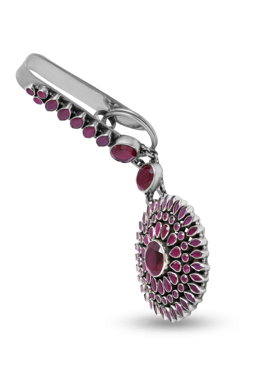 Magenta Pink Floral Design Guccha image 1