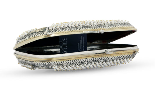 Handcrafted Indian Ethnic Clutch Bag image 2