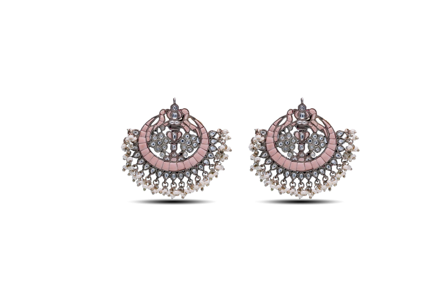 925 Silver Fashion Traditional Chandbali jhumka image 0