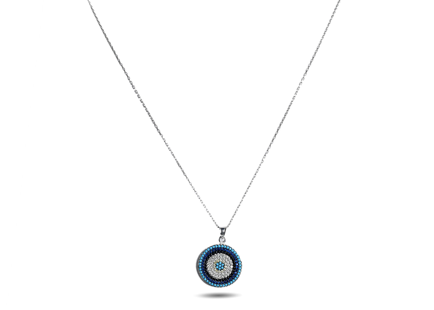 925 Silver Evil Eye Pendant image 1