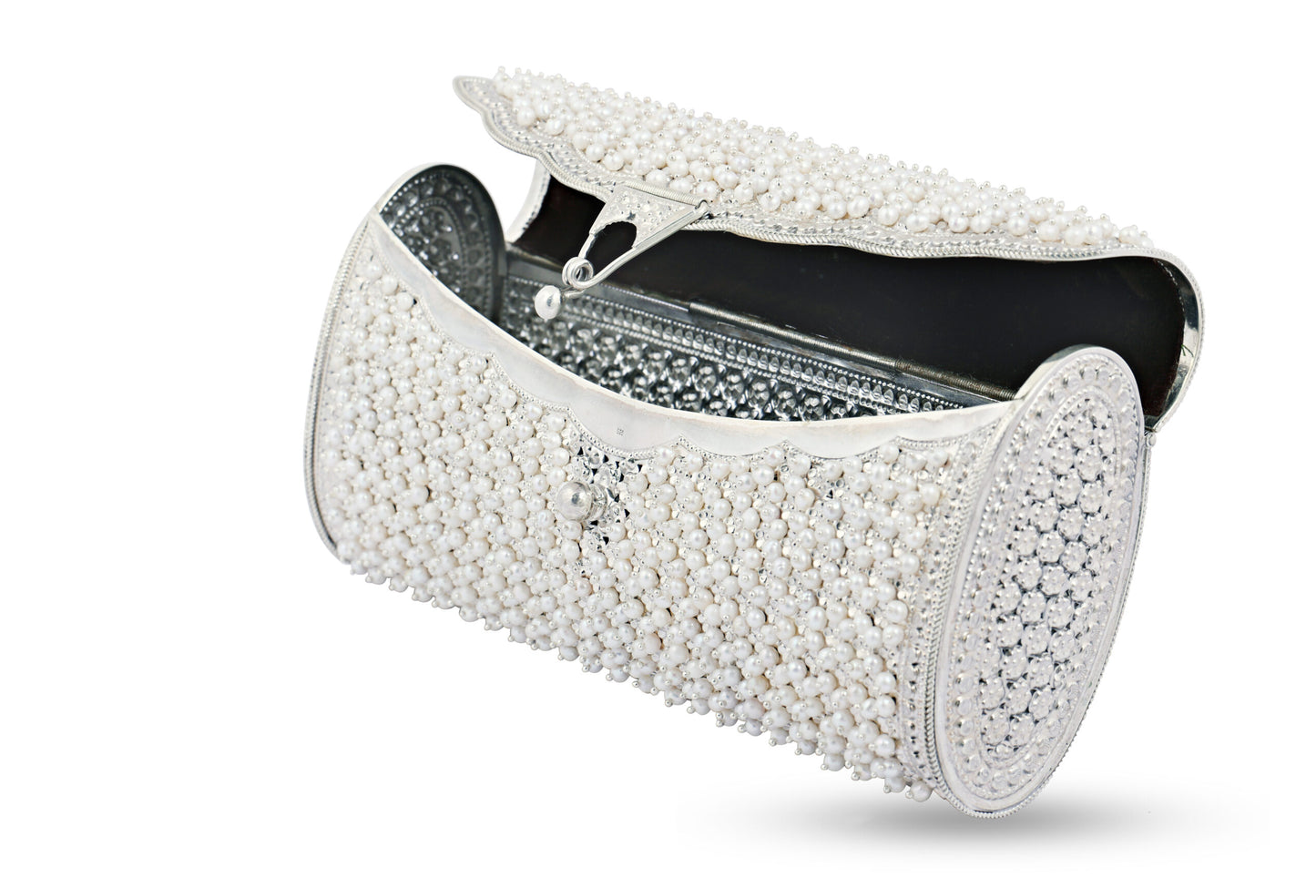Silver Pearl Clutch image 2