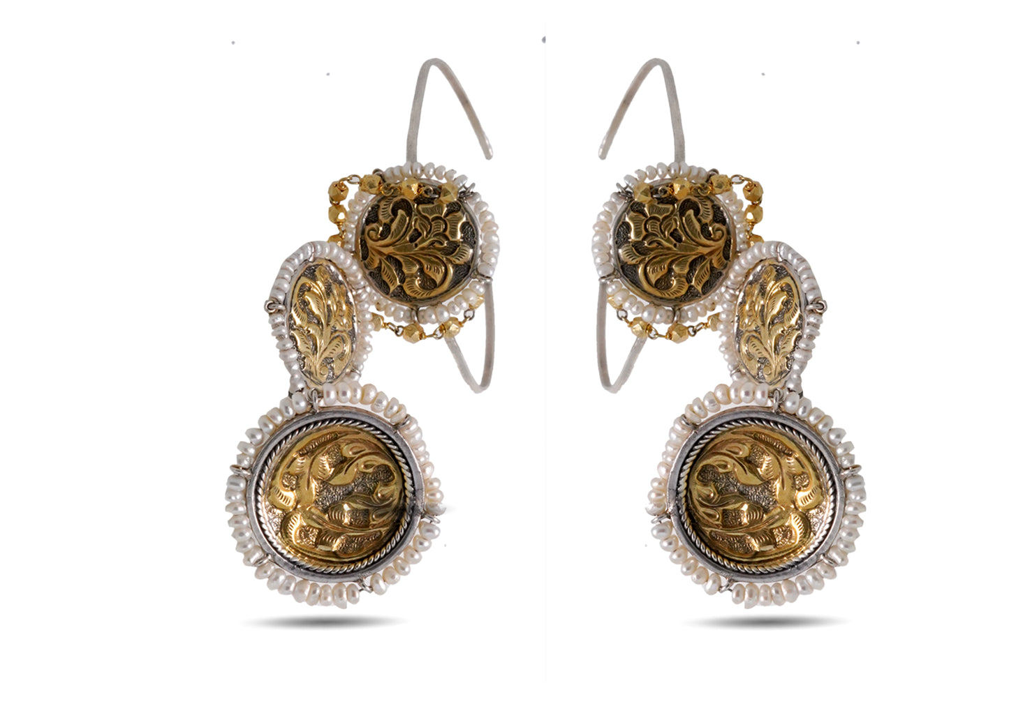 925 Silver Gold Plated Hath Full image 1