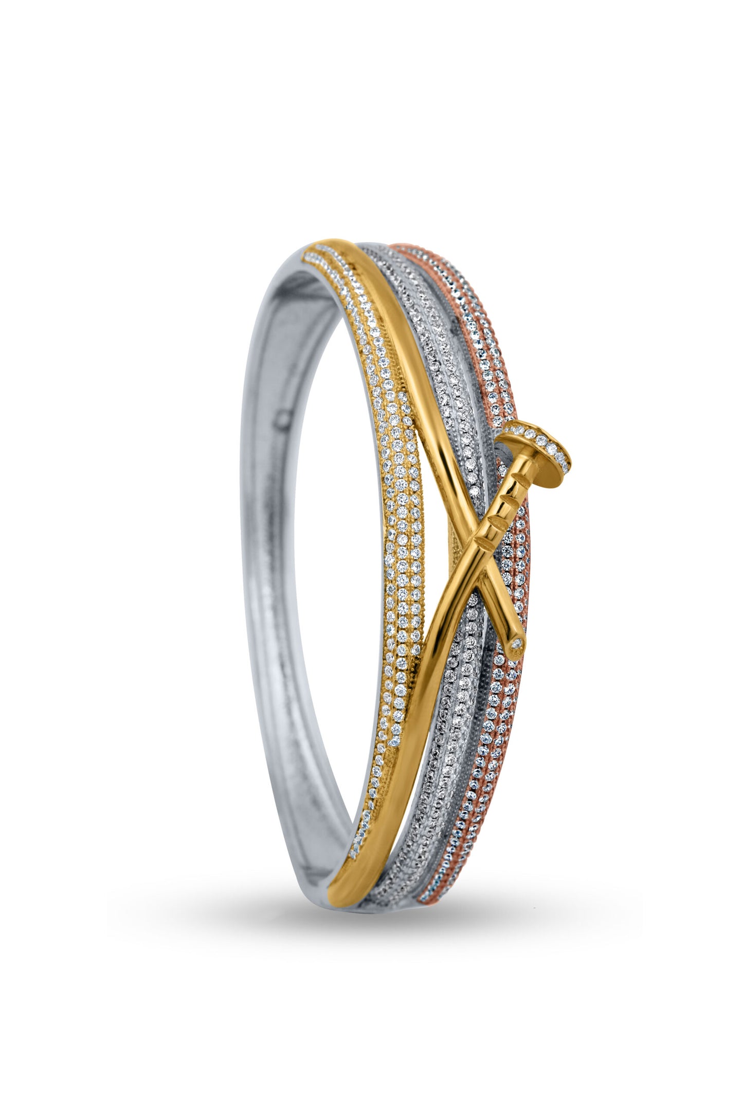 Trinity Gold Silver Stunning Bracelet image 0