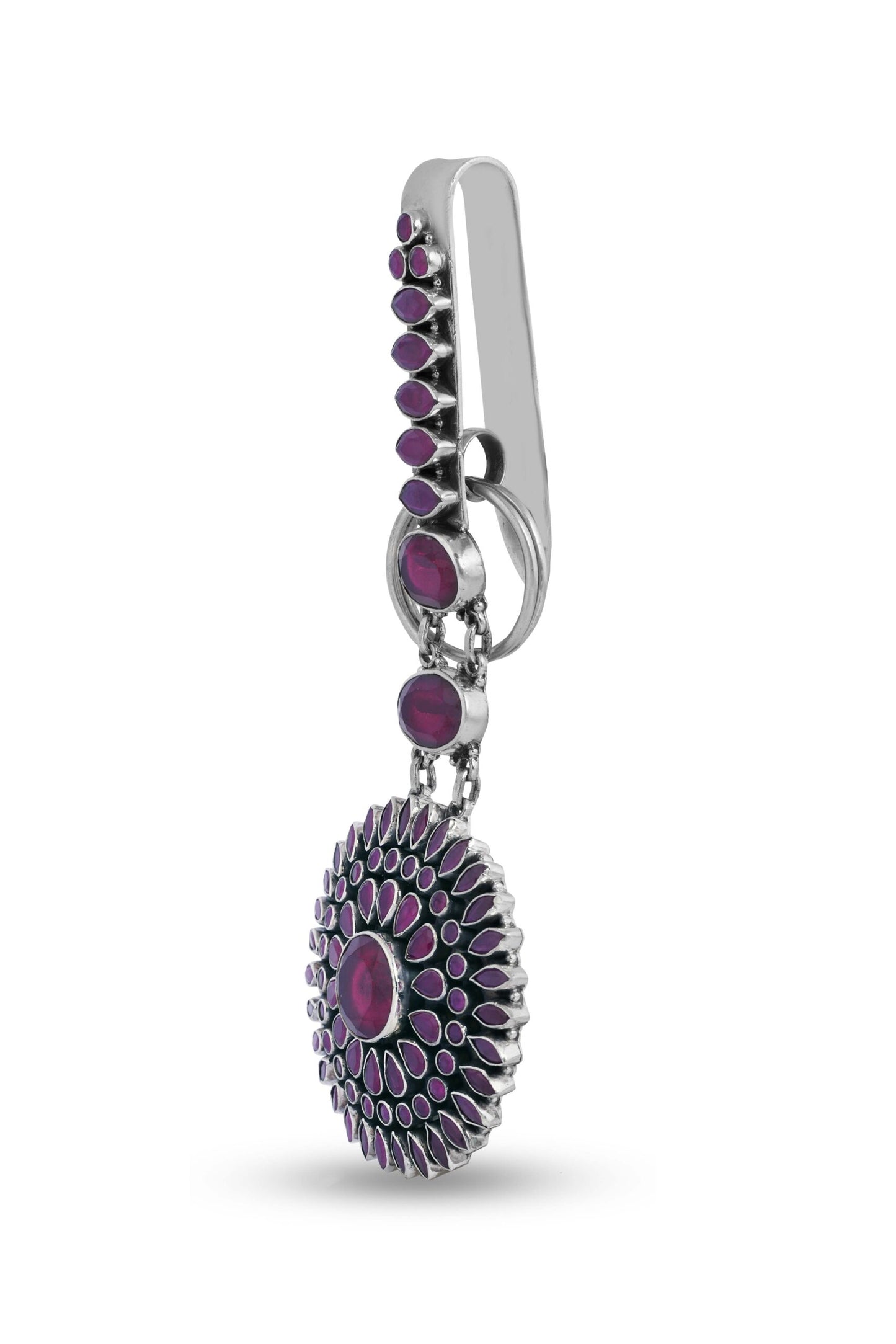 Magenta Pink Floral Design Guccha image 2