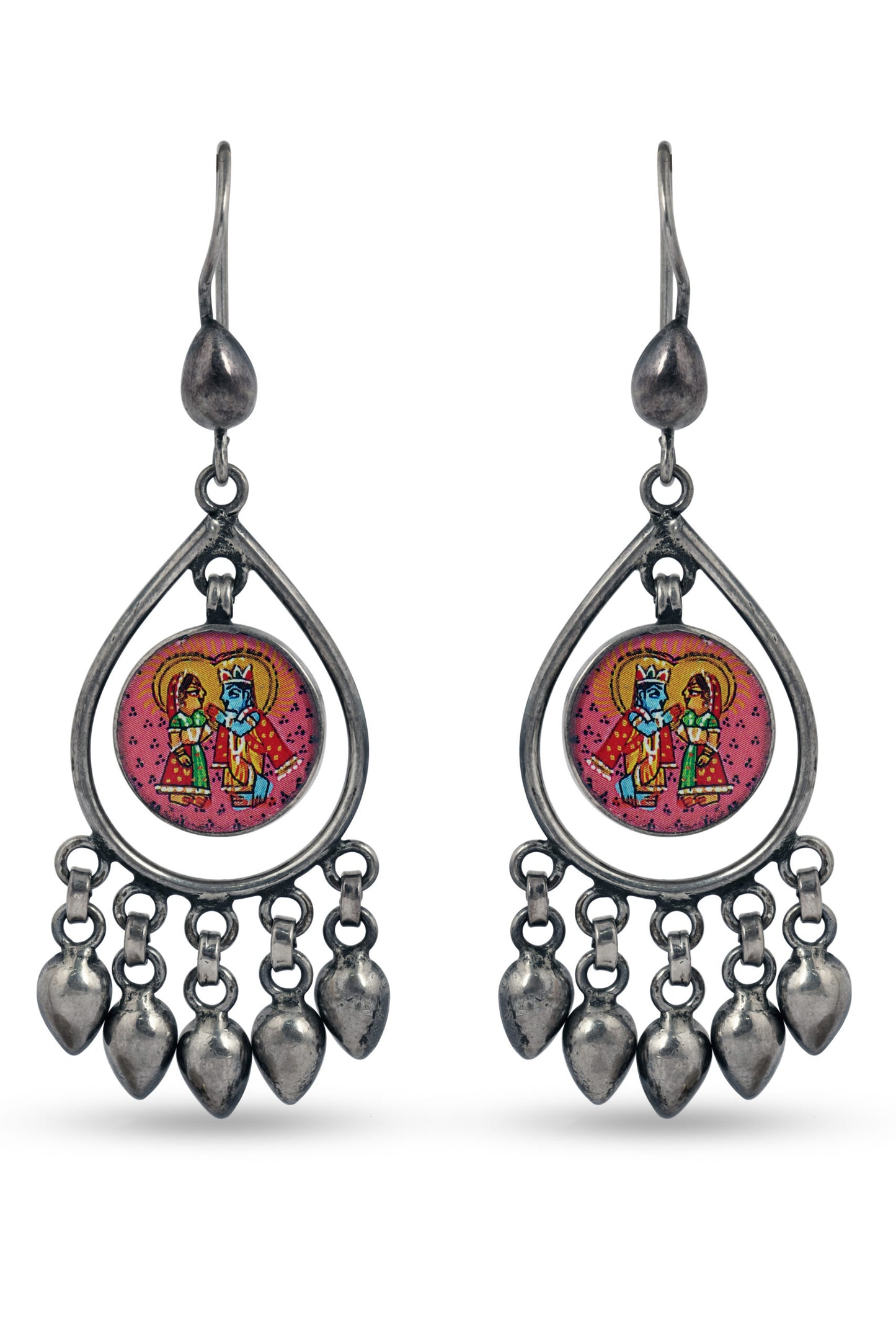 Radha Krishna Contemporary Earring image 0