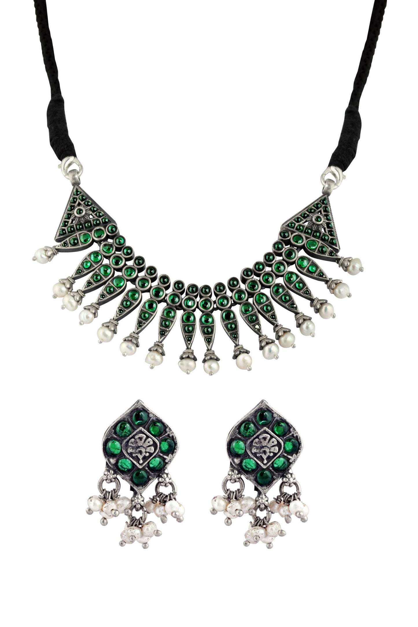Bohemian Green Stone 3 Piece Set image 0