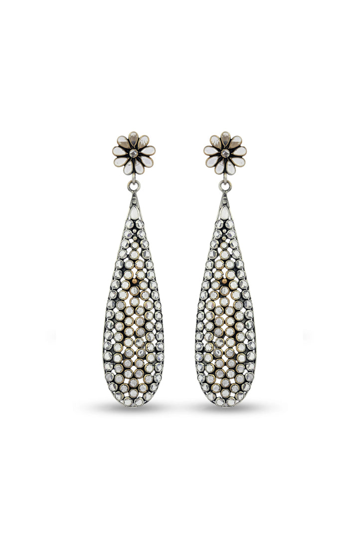 Silver Long Dangler Earring
