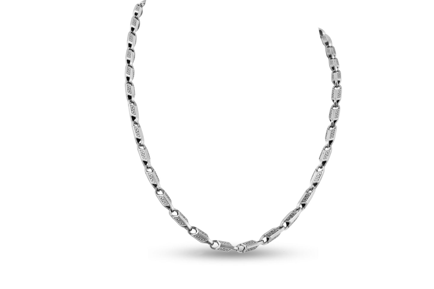 Sterling Silver Cylinder Chain image 0
