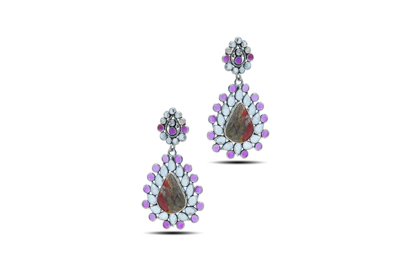 925 Silver Vintage Glamour Earring image 1