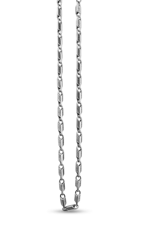 Sterling Silver Cylinder Chain image 1