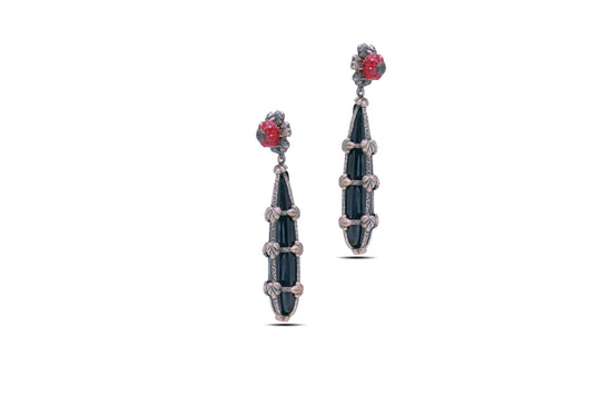 925 Silver Latest Artistic Designer Earring image 2