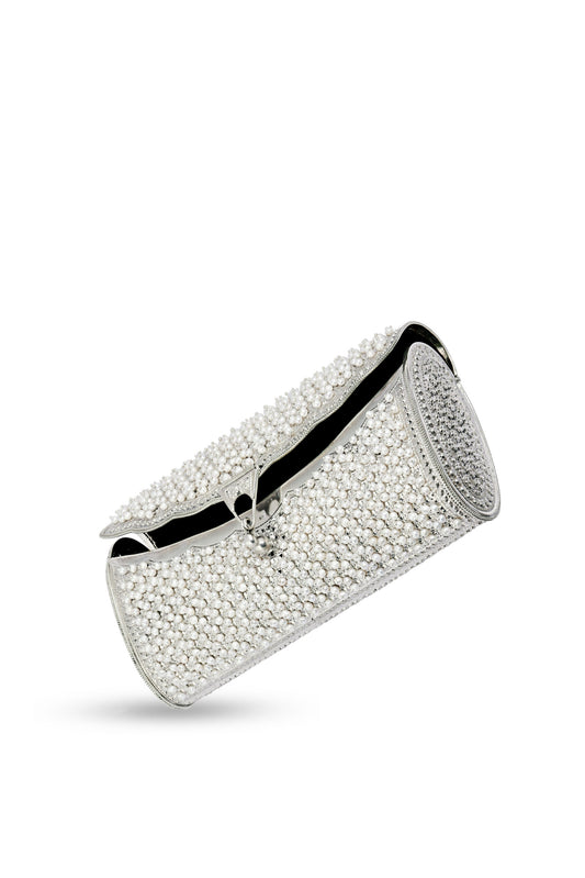 Silver Pearl Clutch image 1