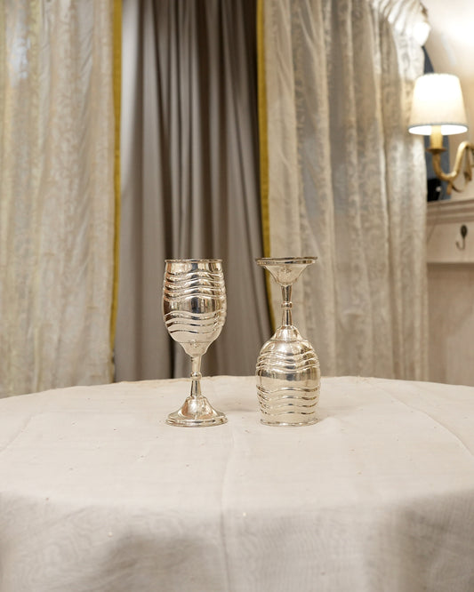 925 silver Bamboo Design Decorative Wine Glass