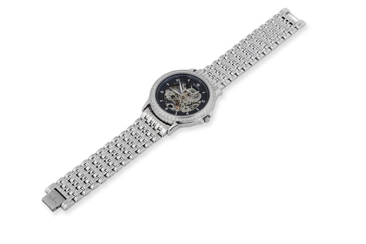 Sterling Silver Automatic Skeletal Wristwatch image 1