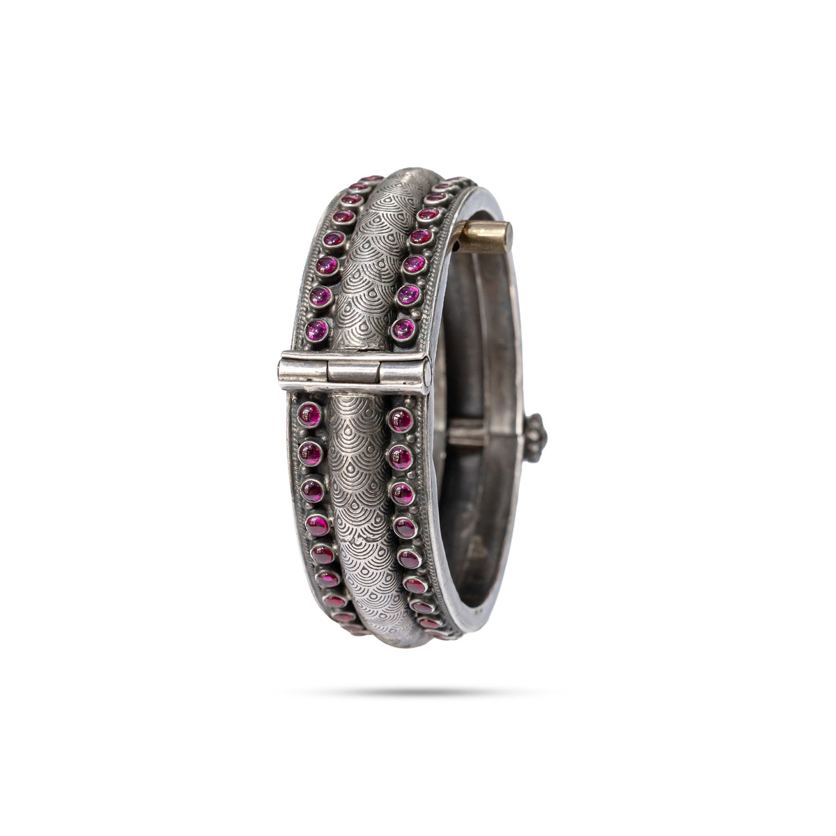 925 Silver Ruby Pearl Kada