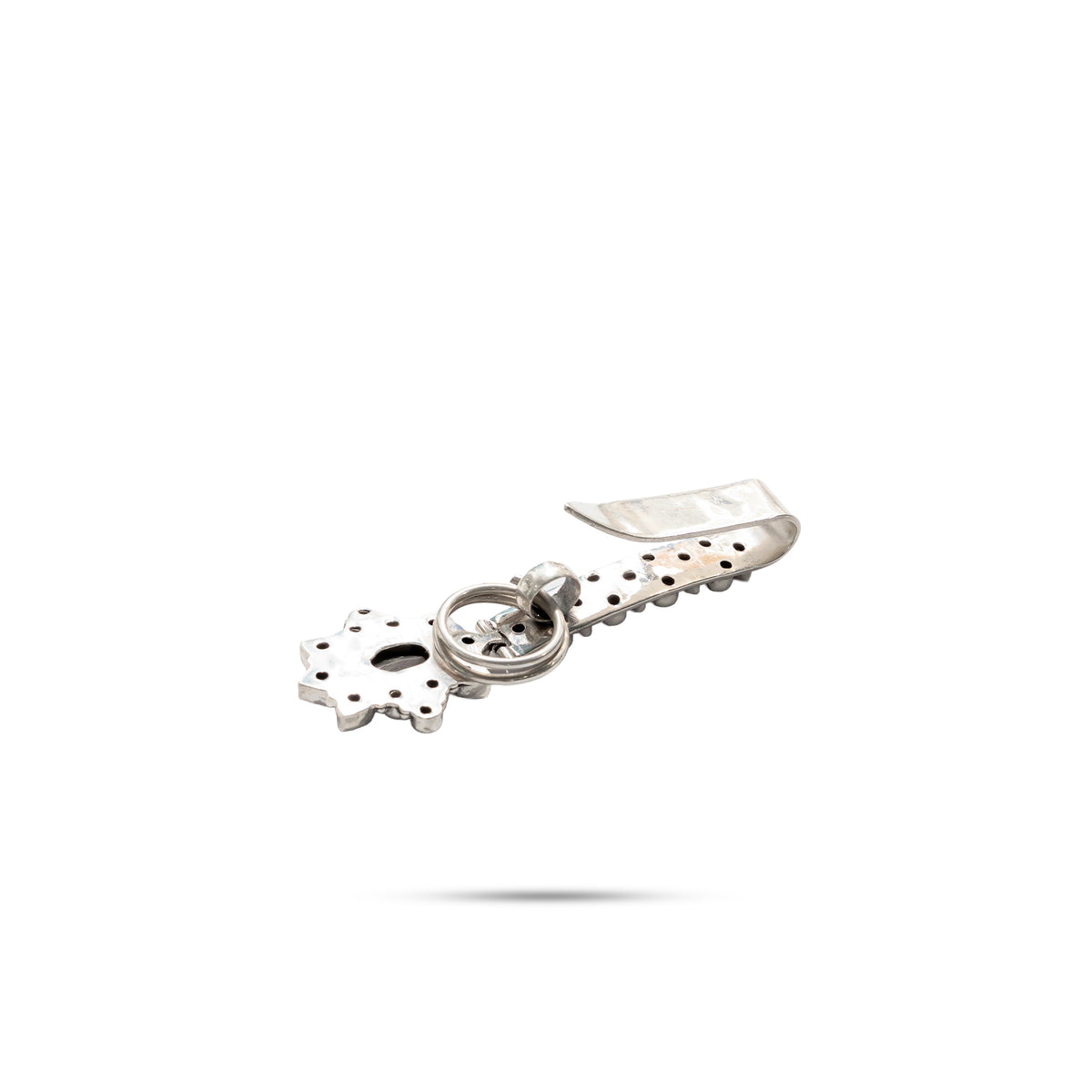 925 Silver Floral Ruby Chabi Guccha