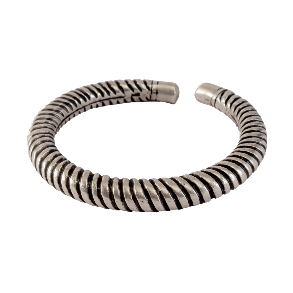 Handcrafted Oxidized Silver Kada