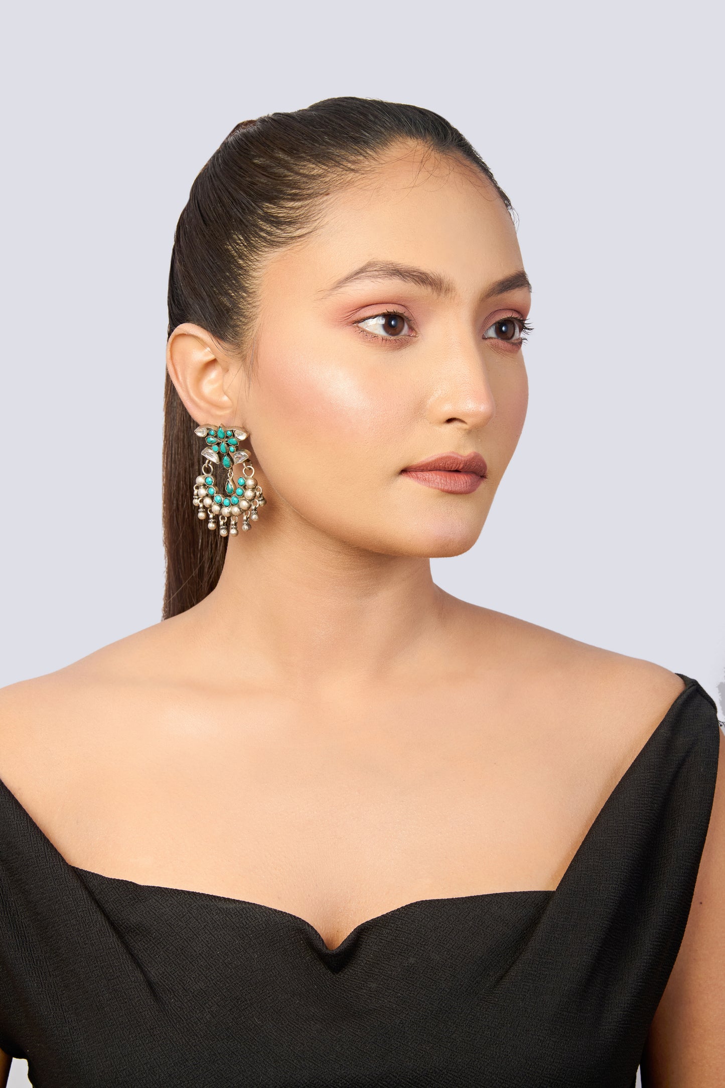 Turquoise Dangler Boho Earrings