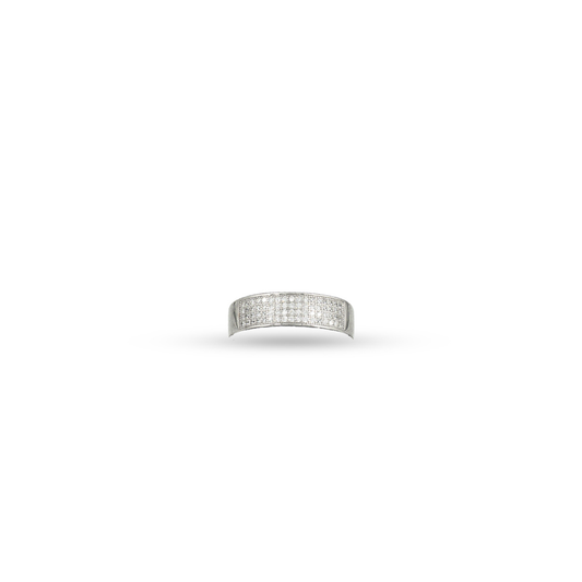 Men’s Silver Crystal Band