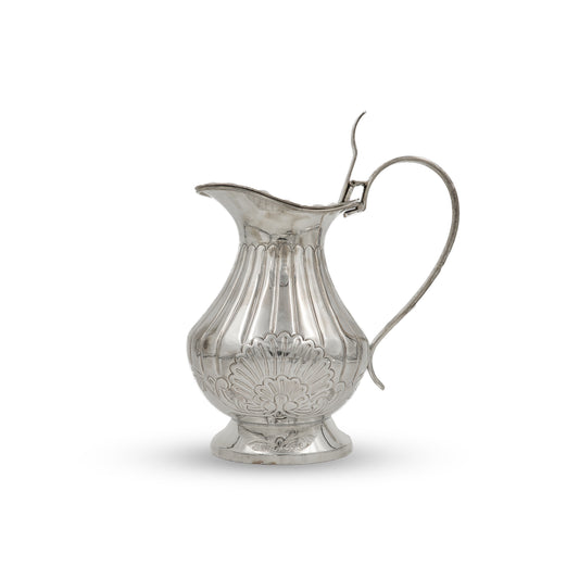 925 Silver Water Jug Set Elegant Floral Design