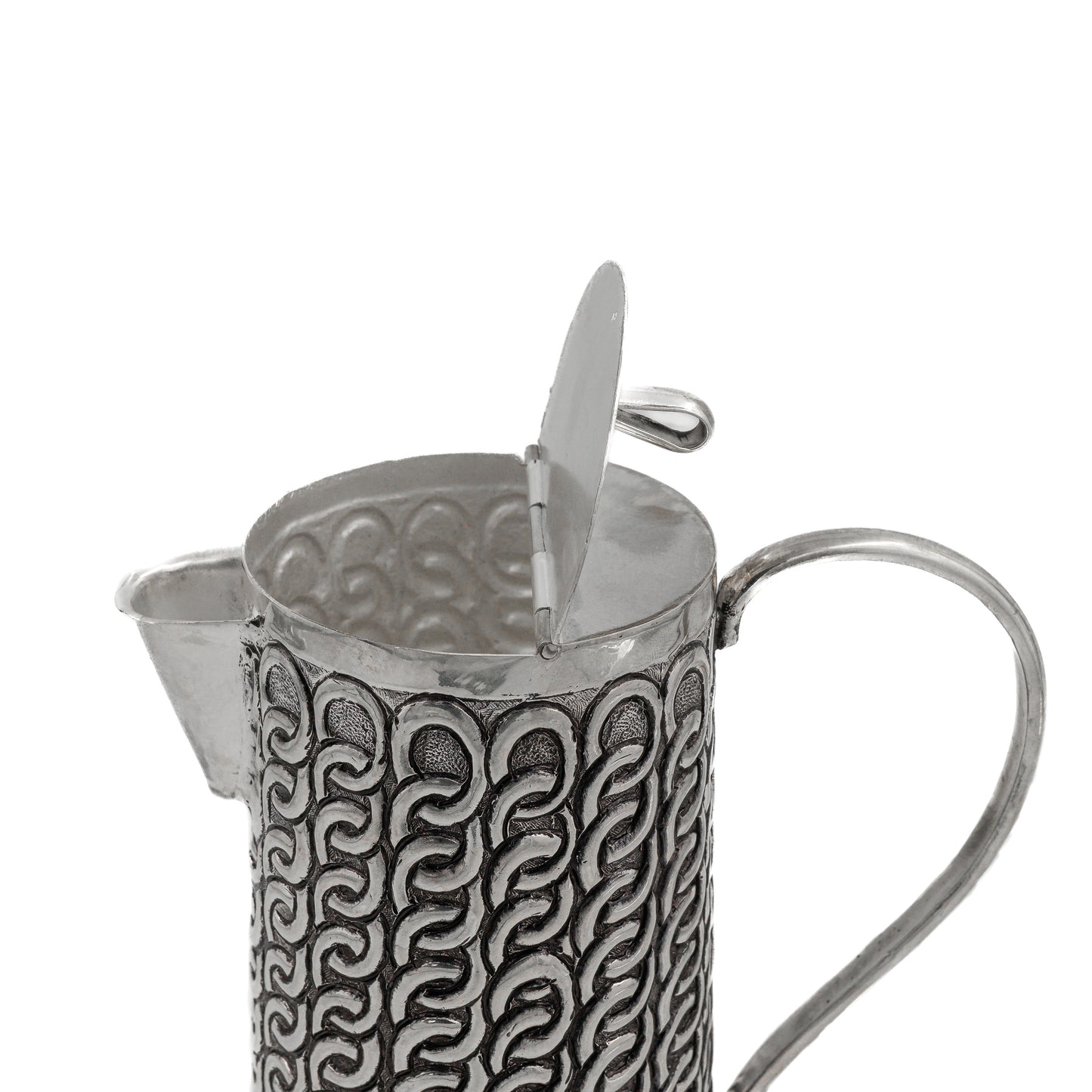 925 silver Chain Pattern Jug & Glasses Set
