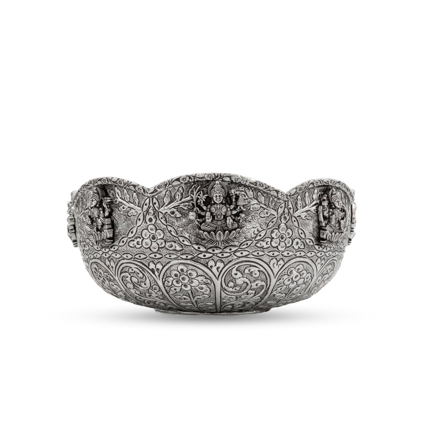 925 silver Lakshmi Embossed Designer Bowl