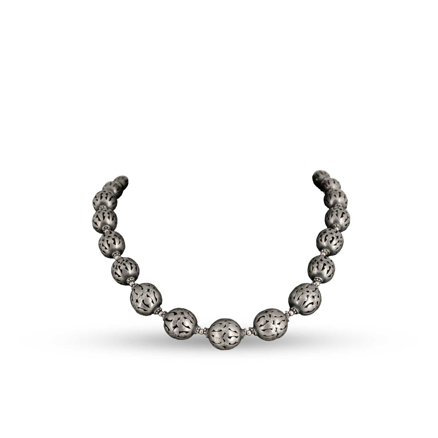 Filigree Ball Beads 925 silver jewellery Minimal Necklace