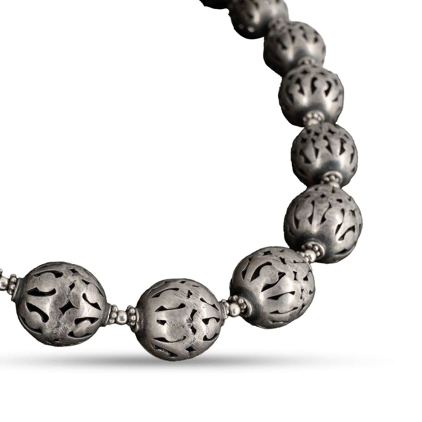 Filigree Ball Beads 925 silver jewellery Minimal Necklace