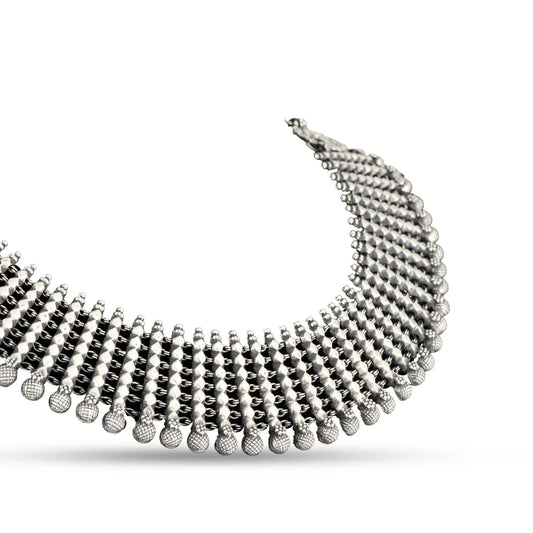 Banjara Collar 925 silver Tribal Necklace