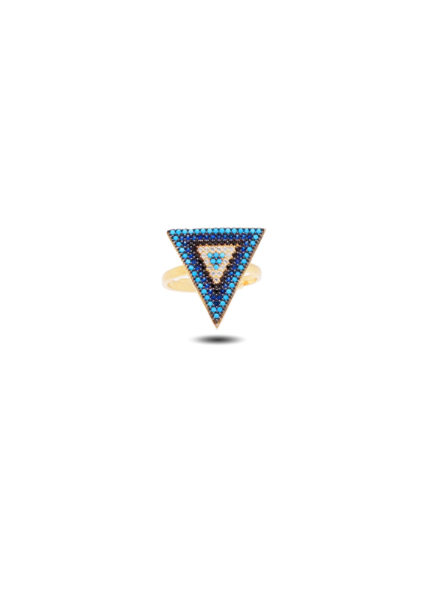 925 Silver Evil Eye Ring image 0