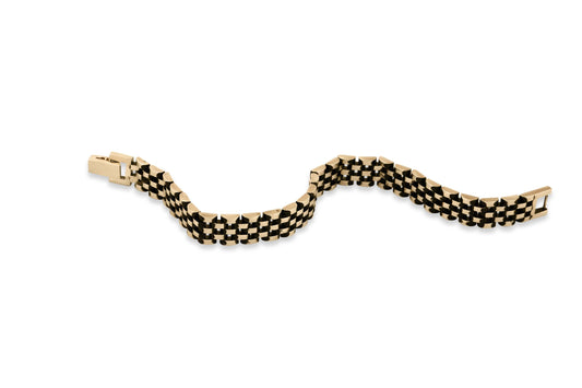 Two-Tone Watch Link Bracelet image 1