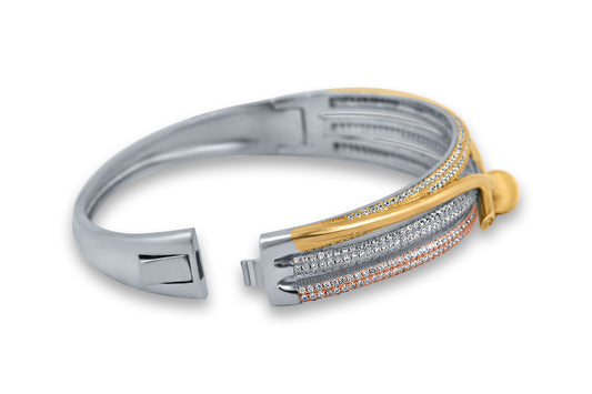 Trinity Gold Silver Stunning Bracelet image 1