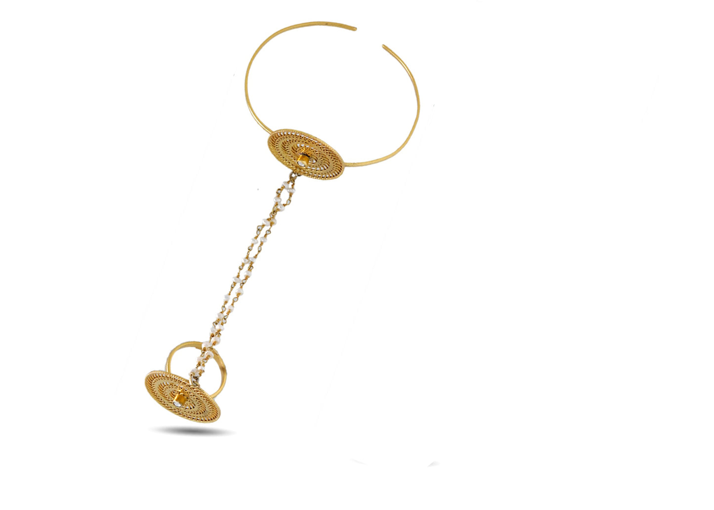 925 Silver Golden Fusion Hathfull image 0