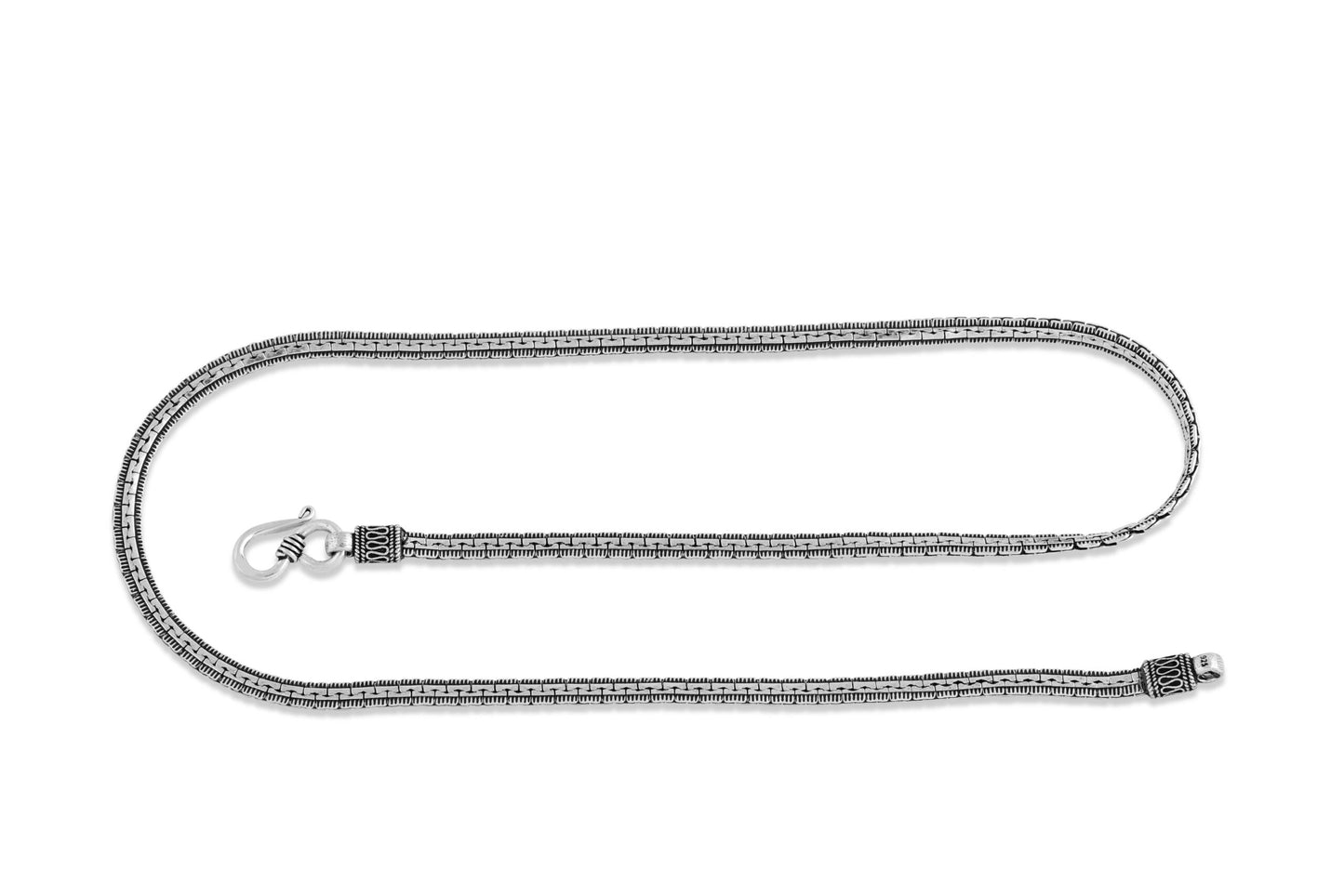 Antique Ladies Silver Chain image 2