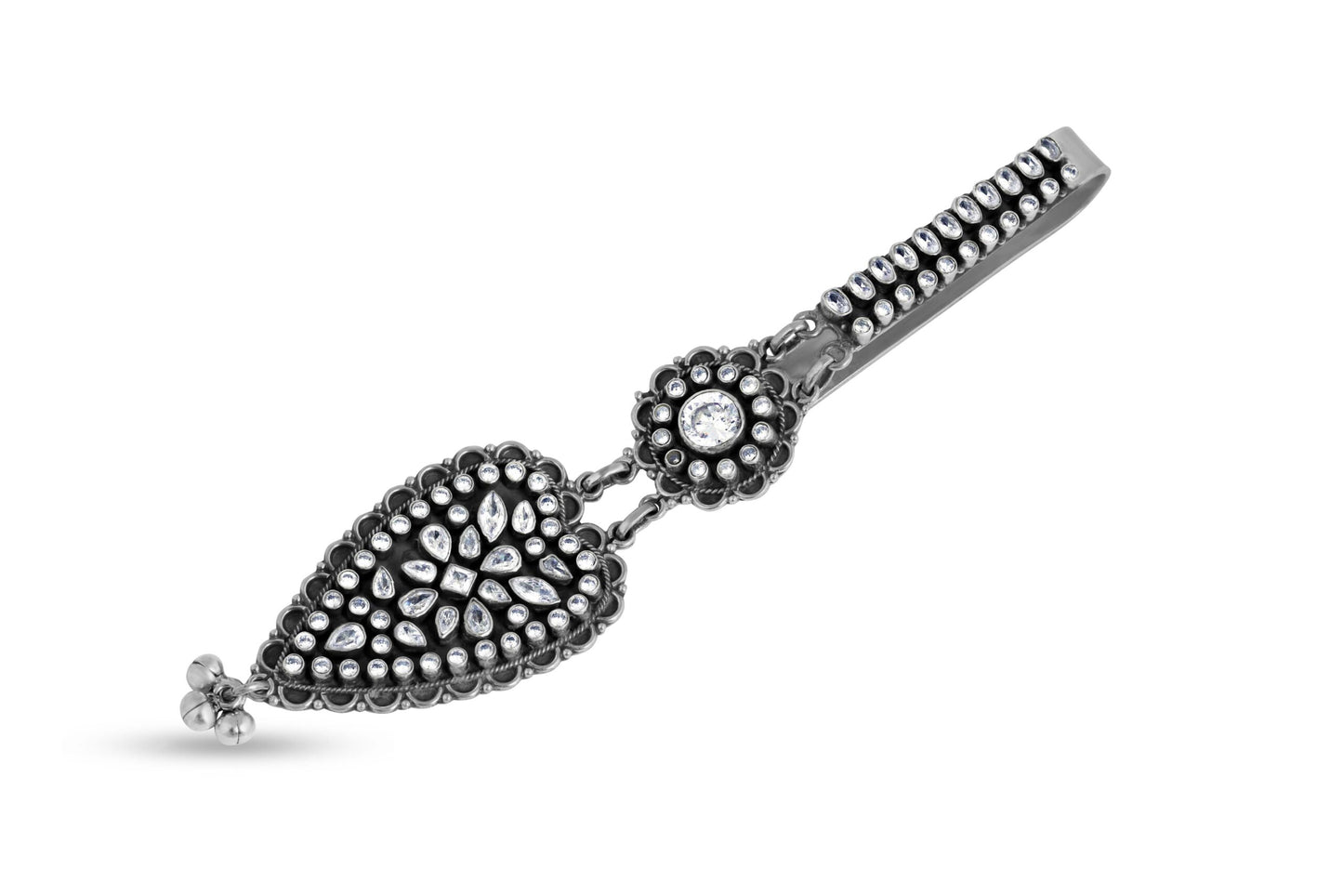 Heart Shape Classy Silver Guccha image 0