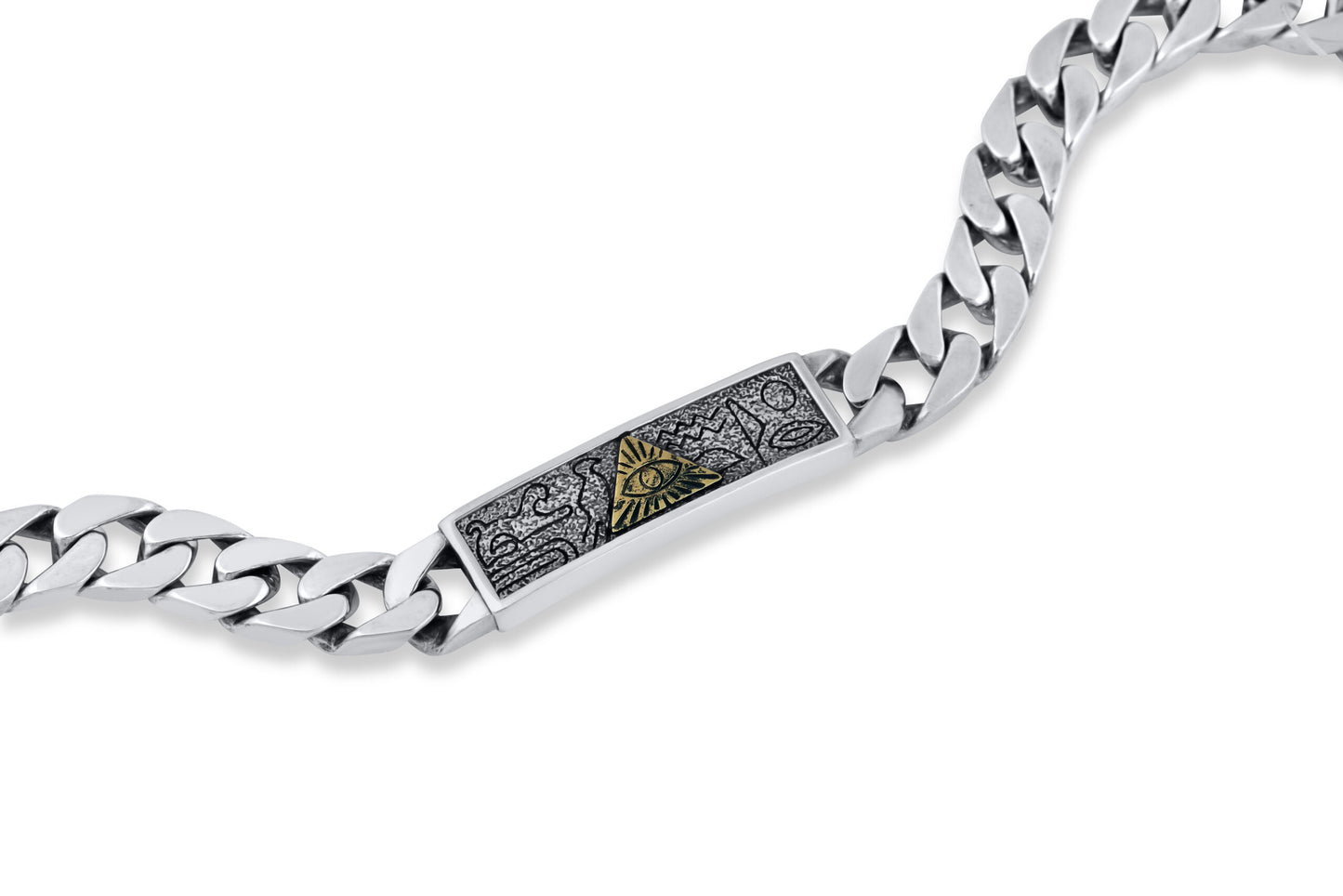 Eye Cuban Chain Bracelet image 2
