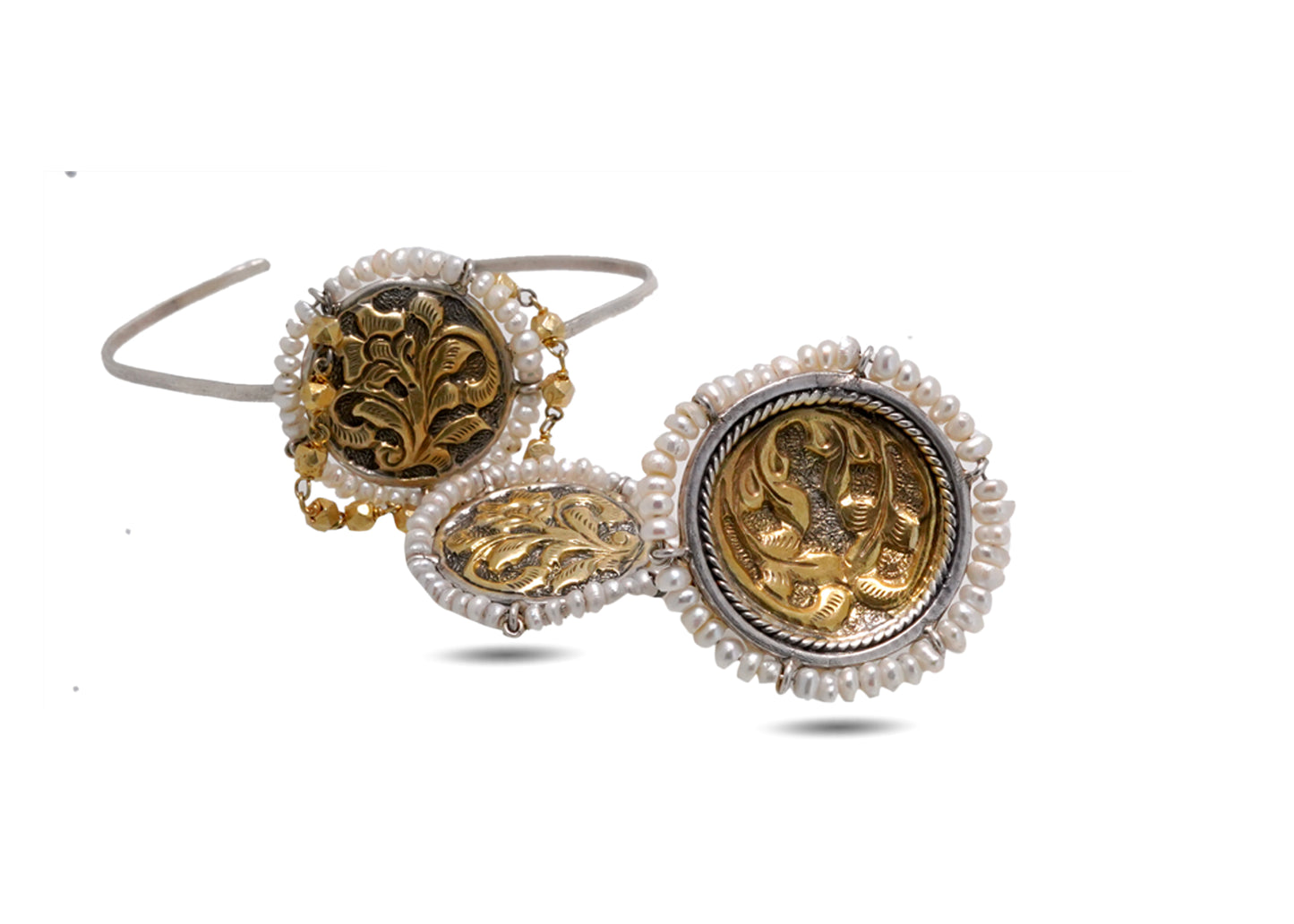 925 Silver Gold Plated Hath Full image 0