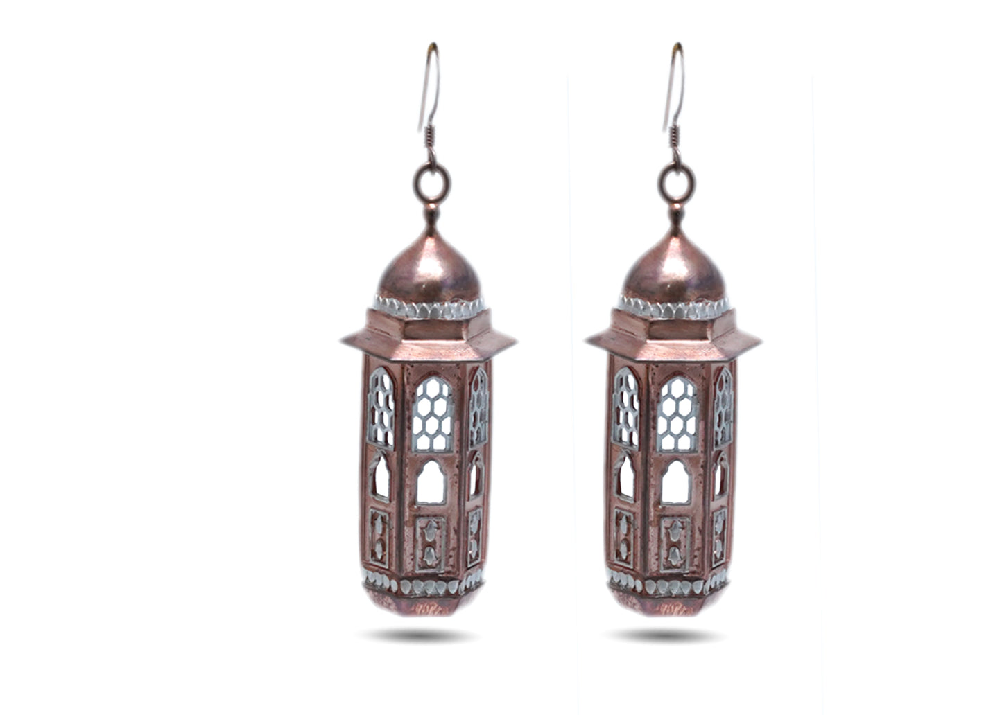 92.5 Silver Royal Lantern Earrings image 0