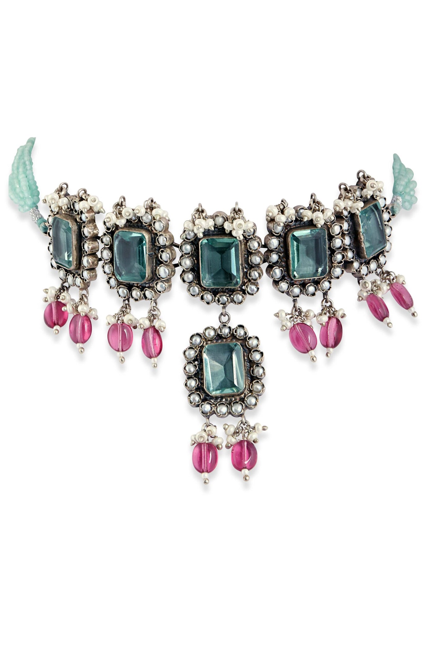 Women Silver Flexi Silver Choker image 1