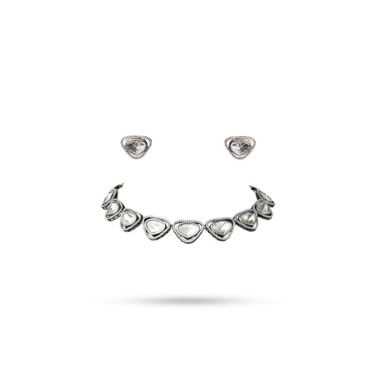925 Elegant Aura Necklaces with Earring