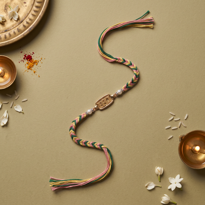 Premium 925 Silver Thread Rakhi