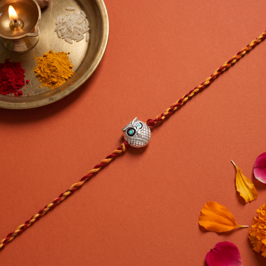 Premium 925 Silver Thread Rakhi